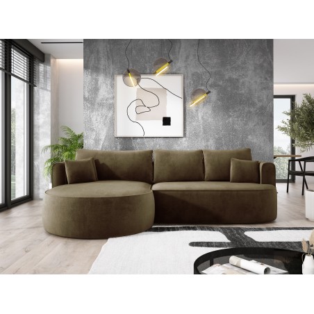 Narożnik FIORE L wolnostojący Lewostronny tkanina Salvador 10 WERSAL