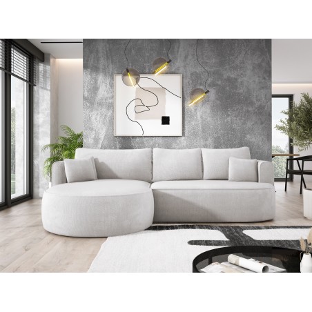 Narożnik FIORE L wolnostojący Prawostronny tkanina Memphis 02 WERSAL