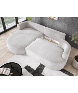 Narożnik FIORE L wolnostojący Prawostronny tkanina Memphis 02 WERSAL