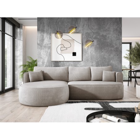 Narożnik FIORE L wolnostojący Prawostronny tkanina Memphis 05 WERSAL