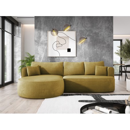 Narożnik FIORE L wolnostojący Prawostronny tkanina Memphis 10 WERSAL