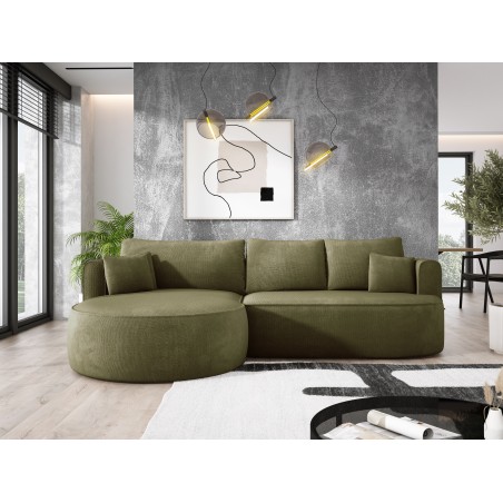 Narożnik FIORE L wolnostojący Prawostronny tkanina Memphis 11 WERSAL