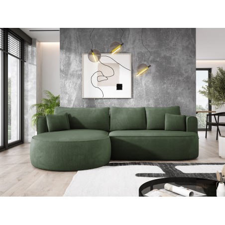 Narożnik FIORE L wolnostojący Prawostronny tkanina Memphis 12 WERSAL