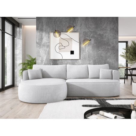 Narożnik FIORE L wolnostojący Prawostronny tkanina Memphis 16 WERSAL