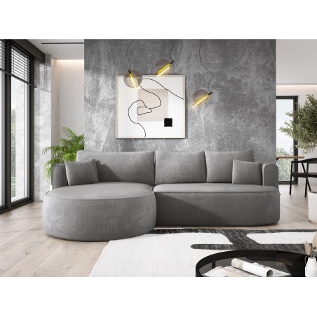 Narożnik FIORE L wolnostojący Prawostronny tkanina Memphis 18 WERSAL