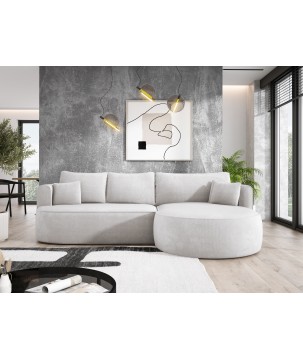 Narożnik FIORE L wolnostojący Prawostronny tkanina Memphis 02 WERSAL