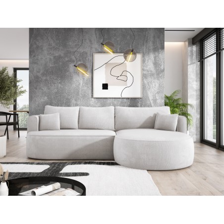 Narożnik FIORE L wolnostojący Prawostronny tkanina Memphis 02 WERSAL