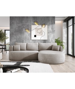 Narożnik FIORE L wolnostojący Lewostronny tkanina Memphis 05 WERSAL