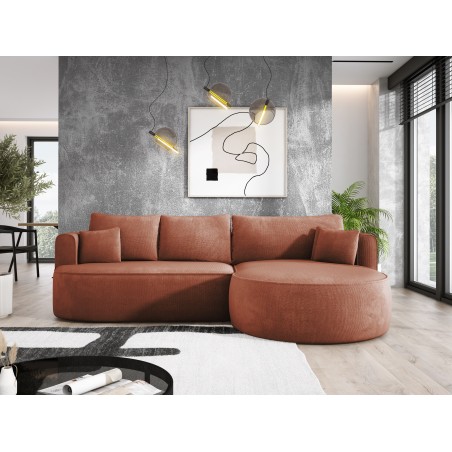 Narożnik FIORE L wolnostojący Lewostronny tkanina Memphis 09 WERSAL