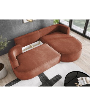 Narożnik FIORE L wolnostojący Lewostronny tkanina Memphis 09 WERSAL