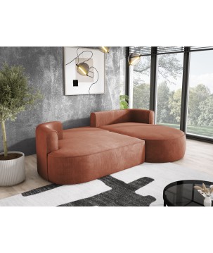 Narożnik FIORE L wolnostojący Lewostronny tkanina Memphis 09 WERSAL