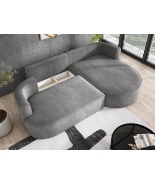 Narożnik FIORE L wolnostojący Lewostronny tkanina Memphis 18 WERSAL