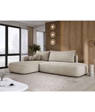 Narożnik wolnostojący BABU układ L Lewy Tkanina CLOUD 03