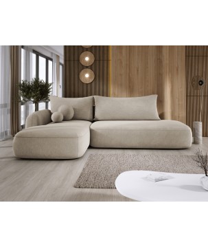 Narożnik wolnostojący BABU układ L Lewy Tkanina CLOUD 03