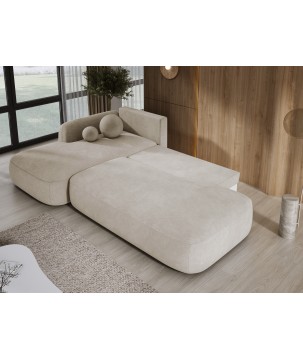 Narożnik wolnostojący BABU układ L Lewy Tkanina CLOUD 03