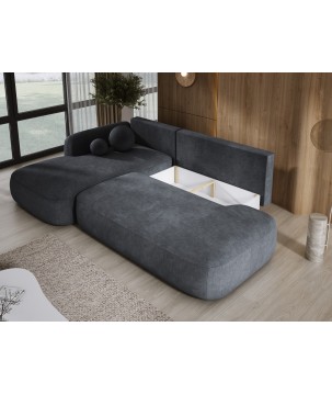 Narożnik wolnostojący BABU układ L Lewy Tkanina CLOUD 91