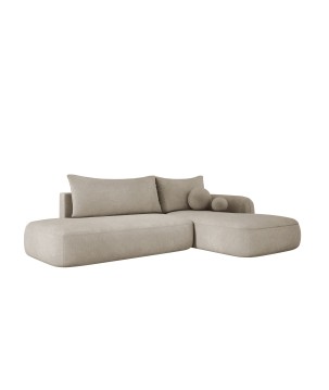 Narożnik wolnostojący BABU układ L Prawy Tkanina CLOUD 03