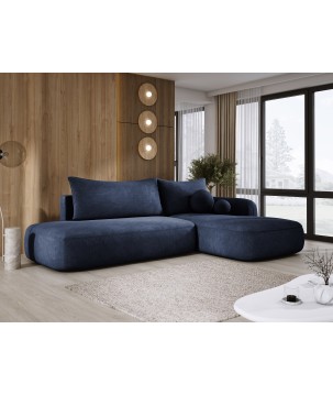 Narożnik wolnostojący BABU układ L Prawy Tkanina CLOUD 79