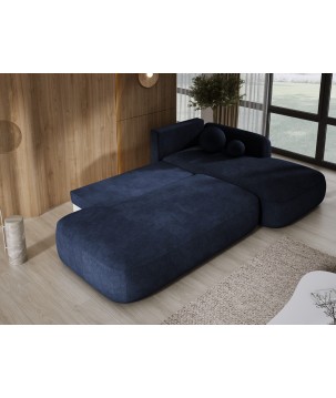 Narożnik wolnostojący BABU układ L Prawy Tkanina CLOUD 79