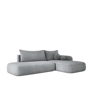 Narożnik wolnostojący BABU układ L Prawy Tkanina CLOUD 81