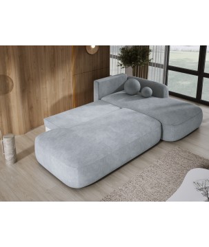 Narożnik wolnostojący BABU układ L Prawy Tkanina CLOUD 81