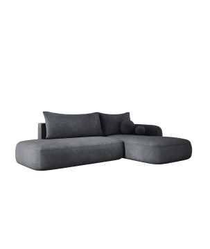 Narożnik wolnostojący BABU układ L Prawy Tkanina CLOUD 91