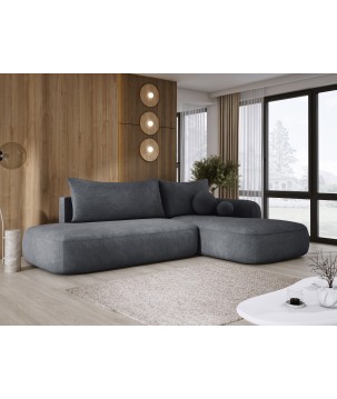 Narożnik wolnostojący BABU układ L Prawy Tkanina CLOUD 91