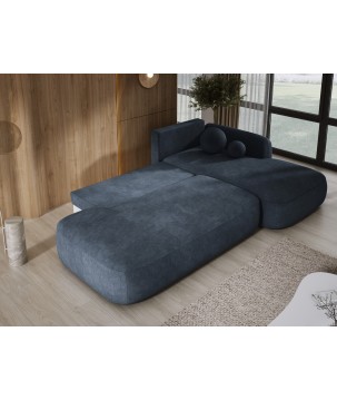 Narożnik wolnostojący BABU układ L Prawy Tkanina CLOUD 97