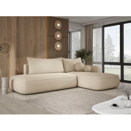 Narożnik wolnostojący BABU układ L Prawy Tkanina NOWORNEVER 06