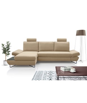Narożnik LOFT z funkcją spania Regulowane zagłówki i podłokietniki Lewa strona Salvador 02
