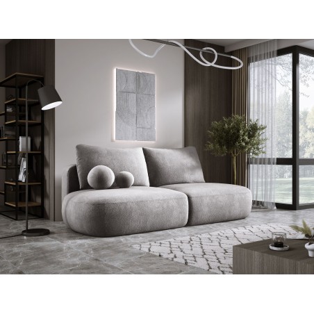 Sofa BABU z funkcja spania i pojemnikiem SZARY APHRODITE 07