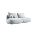 Sofa BABU z funkcja spania i pojemnikiem SREBRNY APHRODITE 20