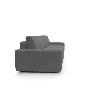Sofa BOULI z funkcja spania i pojemnikiem SZARY RAVEN 13