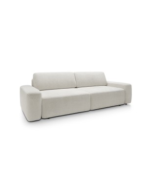 Sofa BOULI z funkcja spania i pojemnikiem BEŻOWY RAVEN 21