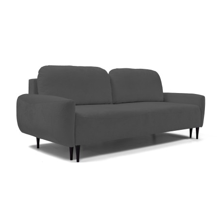Sofa BOHO z funkcja spania i pojemnikiem GRAFITOWY PERFECT HARMONY 90