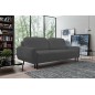 Sofa BOHO z funkcja spania i pojemnikiem GRAFITOWY PERFECT HARMONY 90