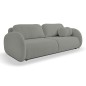 Sofa LOOP z funkcja spania i pojemnikiem CIEMNY SZARY RAVEN 07