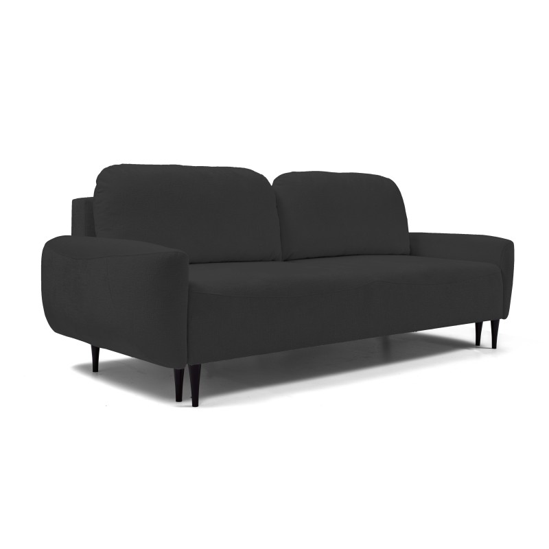 Sofa BOHO z funkcja spania i pojemnikiem CZARNY PERFECT HARMONY 99