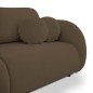Sofa LOOP z funkcja spania i pojemnikiem BRĄZOWY RAVEN 45