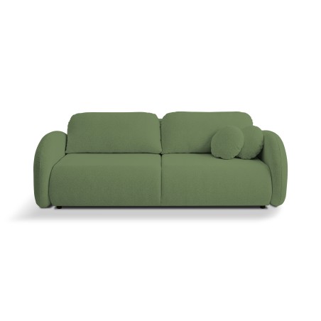 Sofa LOOP z funkcja spania i pojemnikiem ZIELONY RAVEN 77