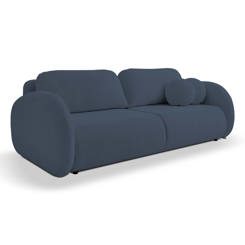 Sofa LOOP z funkcja spania i pojemnikiem NIEBIESKI RAVEN 86