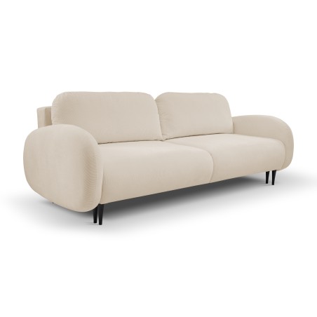 Sofa SOFT z funkcja spania i pojemnikiem BEŻOWY RUN AGAIN 06