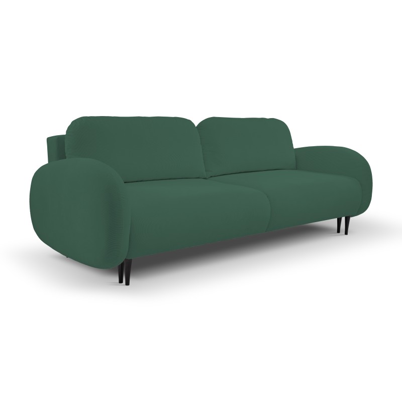 Sofa SOFT z funkcja spania i pojemnikiem ZIELONY RUN AGAIN 36