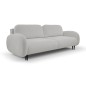 Sofa SOFT z funkcja spania i pojemnikiem JASNY SZARY RUN AGAIN 80