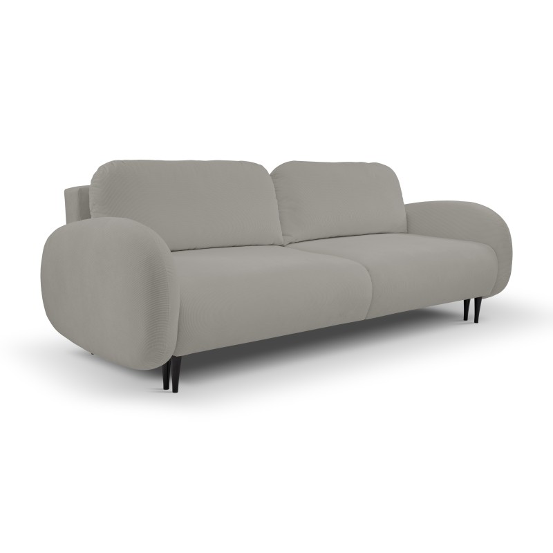Sofa SOFT z funkcja spania i pojemnikiem SZARY RUN AGAIN 85