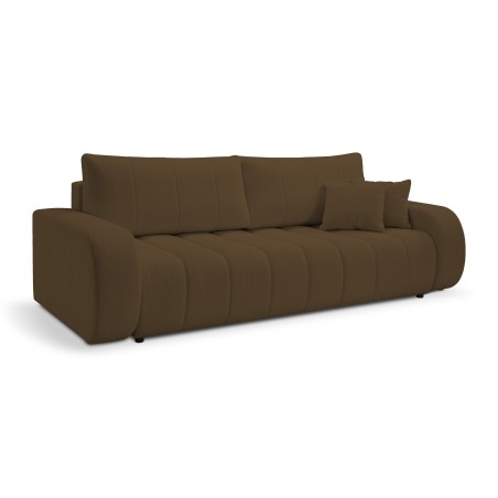 Sofa BALOO z funkcja spania i pojemnikiem BRĄZOWY LAMBI 04