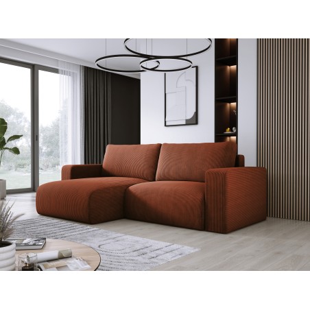 Narożnik wolnostojący CARL Lewy w tkaninie POSO 039