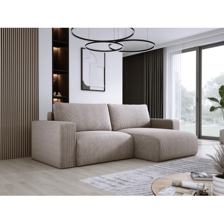 Narożnik wolnostojący CARL Prawy w tkaninie POSO 002