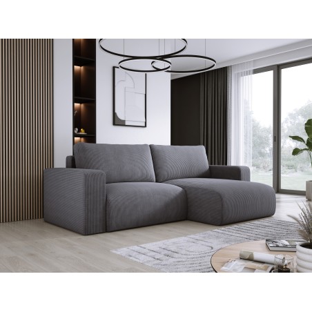 Narożnik wolnostojący CARL Prawy w tkaninie POSO 060