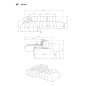 Narożnik wolnostojący BALOO Lewy w tkaninie LAMBI 04